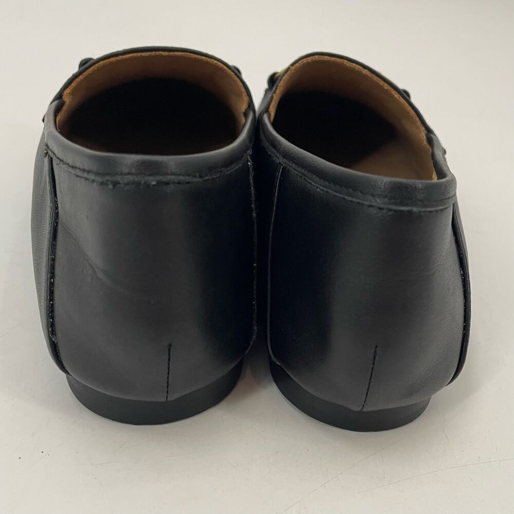 Quince Italian Leather Horsebit Loafers Black 10 - Picture 6 of 10